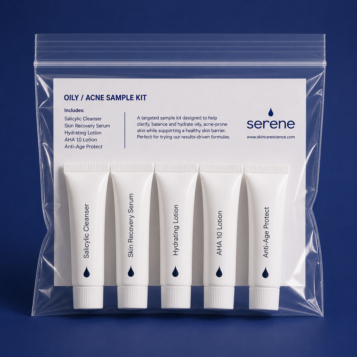Serene Oily/Acne Sample Kit