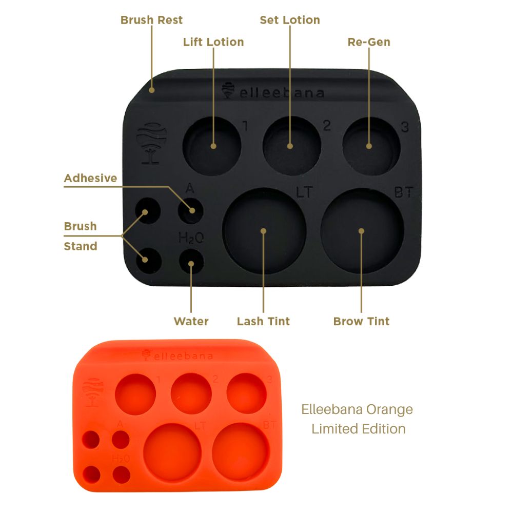 Elleebana Elleepalette - Lash Lift Artists&#39; Palette (Limited Edition Orange)