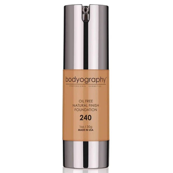 Bodyography Natural Finish Liquid Foundation (#240 Med/Dark Warm) - SAVE 20%*