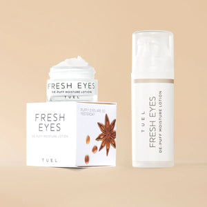 TUEL Fresh Eyes De-Puff Lotion hydratante (0,5 oz)