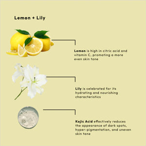 Masque hydratant citron + lys BCL (64 oz)