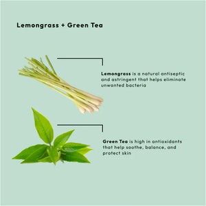 Masque hydratant à la citronnelle et au thé vert BCL (64 oz)