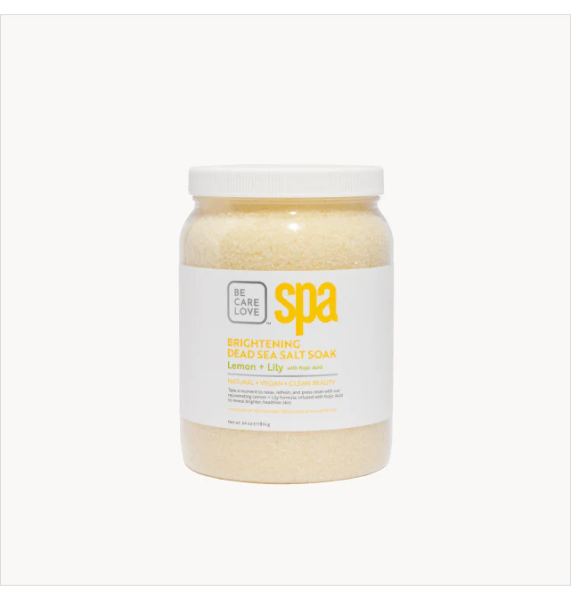 BCL Lemon + Lily Dead Sea Salt Soak (64 oz)