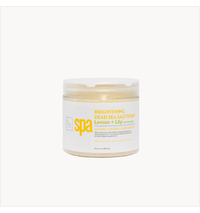 BCL Lemon + Lily Dead Sea Salt Soak (16 oz)