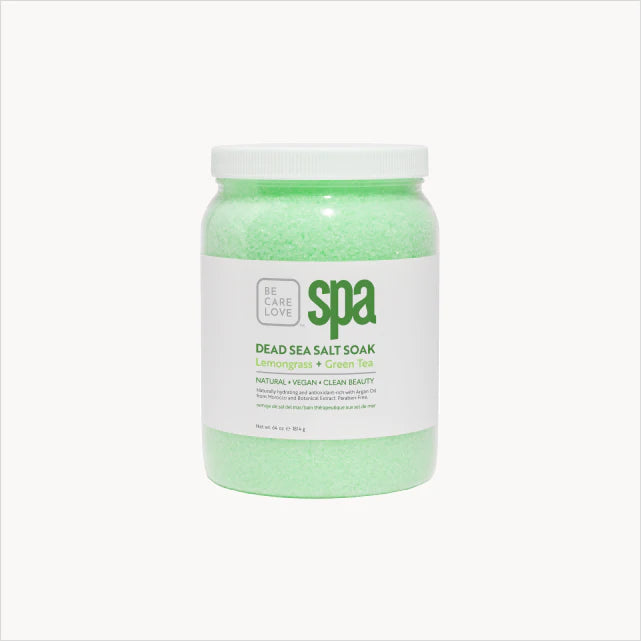 BCL Lemongrass + Green Tea Dead Sea Salt Soak (64 oz)