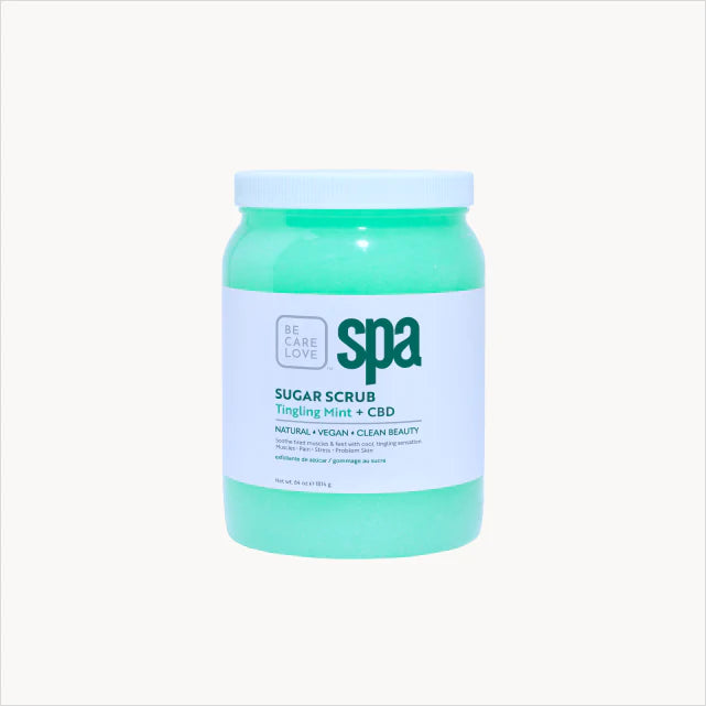 BCL Tingling Mint + CBD Sugar Scrub (64 oz)