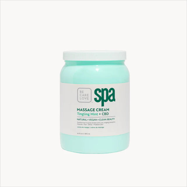 BCL Tingling Mint + CBD Massage Cream (64 oz)