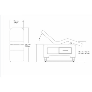 Silhouet-Tone Nevada Premium Electric Spa Bed (4 Cushions)