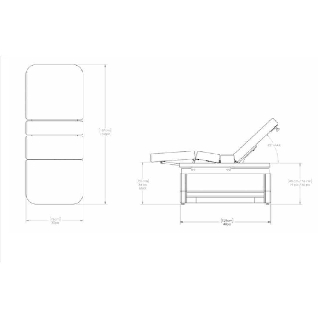 Silhouet-Tone Escape Electric Spa Bed