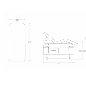 Silhouet-Tone Elantra Electric Massage Table (4 Cushions)