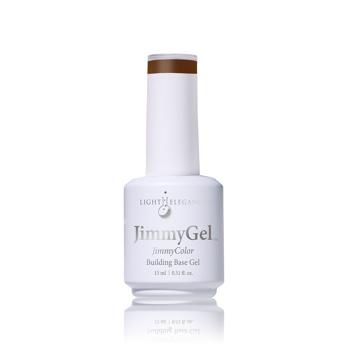 Light Elegance JimmyGel JimmyColor Soak-Off Building Base 15 ml (Sheer Brown)