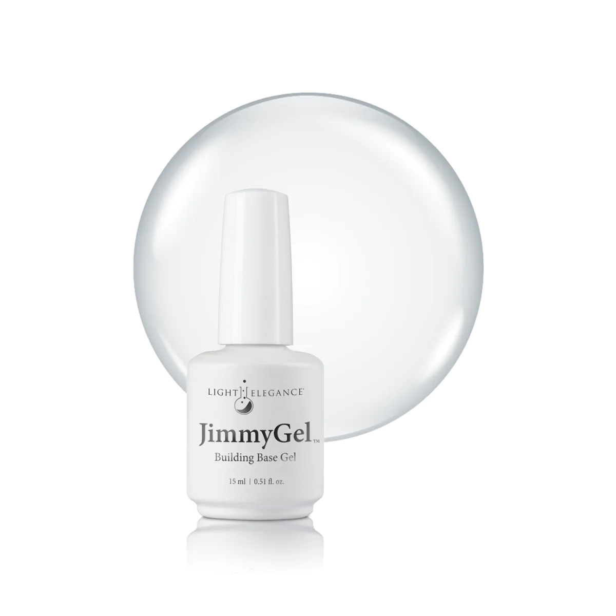 Light Elegance JimmyGel Soak-Off Building Base 15 ml (Crystal Clear)
