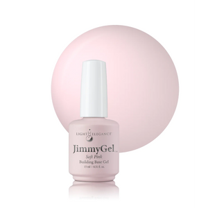 Light Elegance JimmyGel Soak-Off Base de construction 15 ml (rose tendre) 