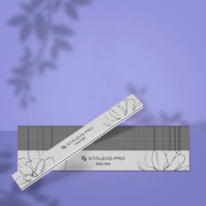 Staleks Straight Mineral Nail File 100/180 grit - Expert 20 (25 pcs)