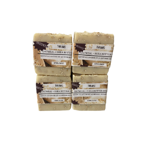 Thrumic Oatmeal + Shea Butter Soap - Unscented (6 oz)