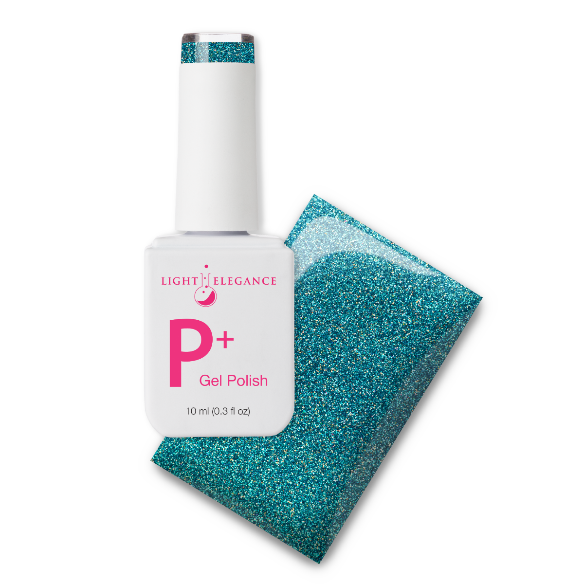 Light Elegance P+ Soak-Off Glitter Gel Polish 10 ml (Blast Off Blue)