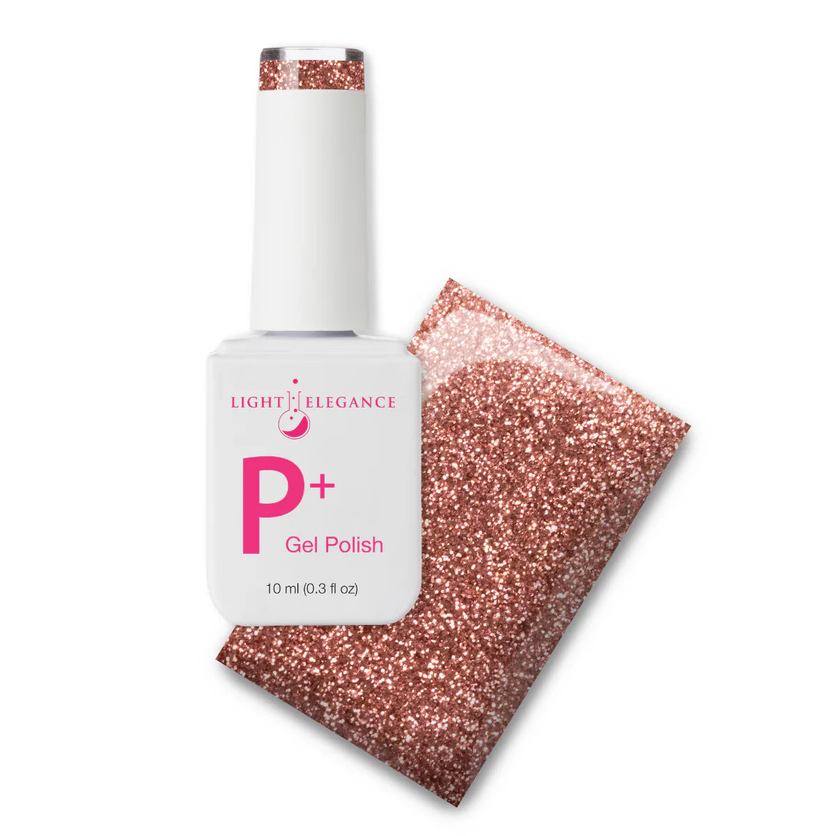 Light Elegance P+ Soak-Off Glitter Gel Polish 10 ml (Champagne Problems)