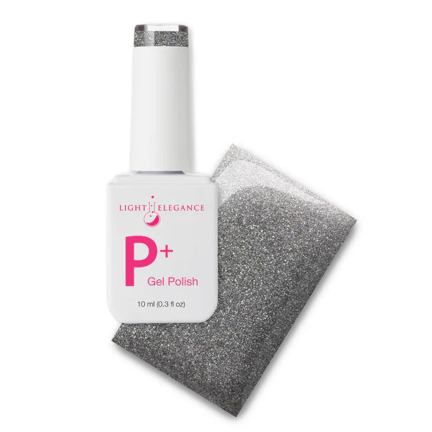Light Elegance P+ Soak-Off Glitter Gel Polish 10 ml (Clean Slate)