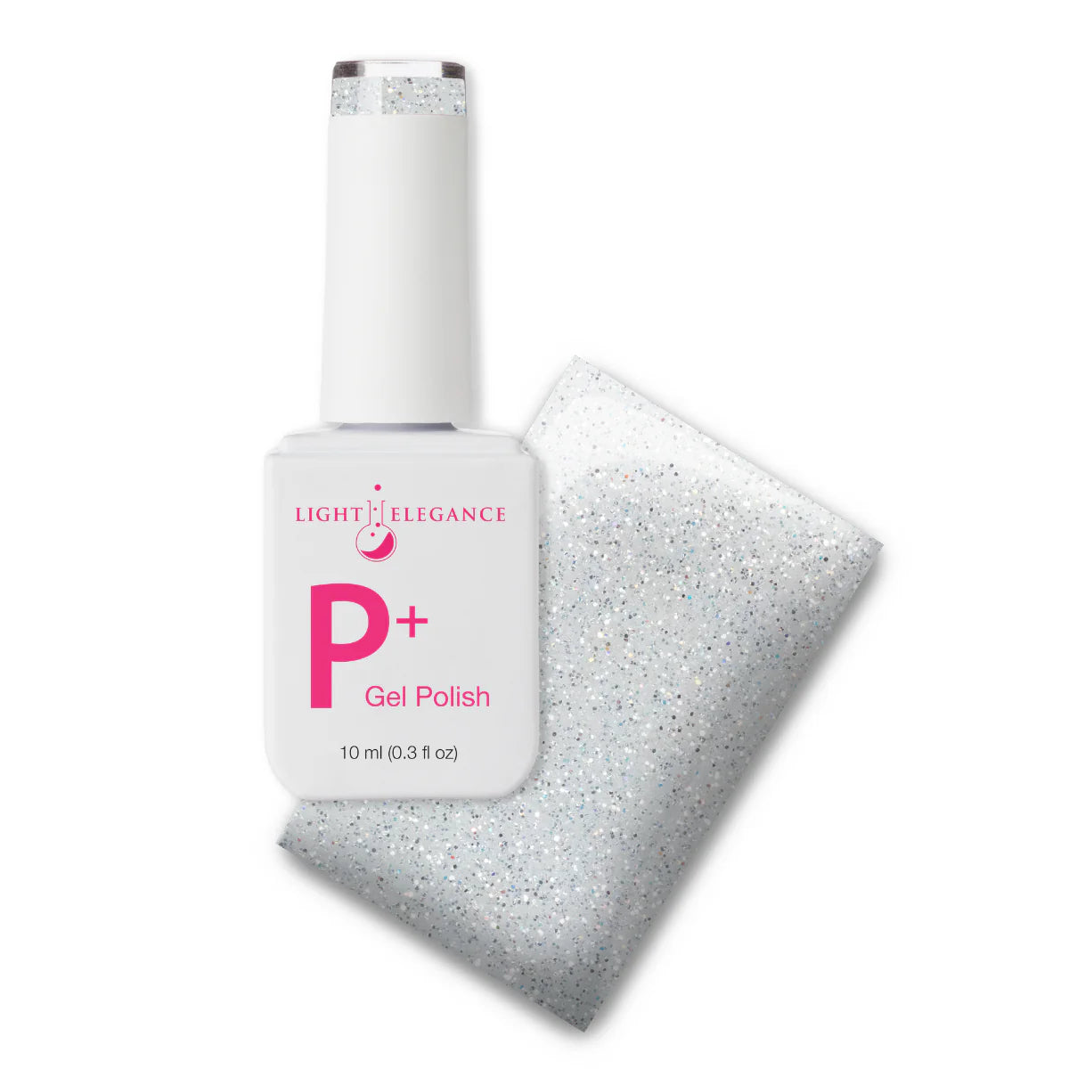 Light Elegance P+ Soak-Off Glitter Gel Polish 10 ml (Diamonds and Pearls)