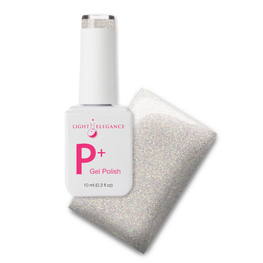 Light Elegance P+ Soak-Off Glitter Gel Polish 10ml (Go-Go Boots)