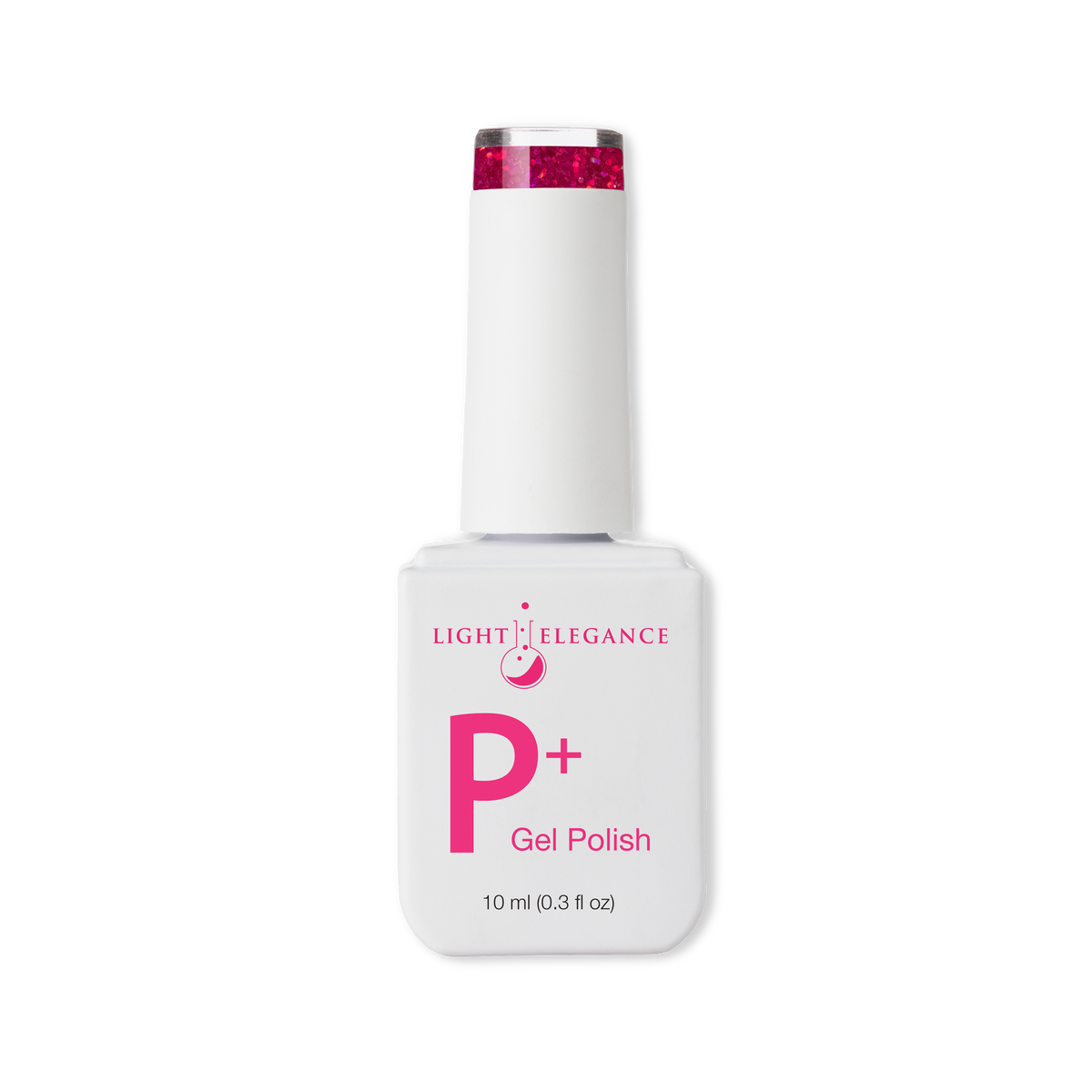 Light Elegance P+ Soak-Off Glitter Gel Polish 10 ml (It's Wine Time)