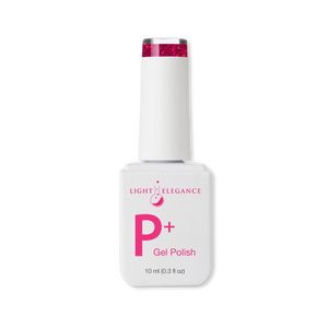 Light Elegance P+ Soak-Off Glitter Gel Polish 10 ml (It's Wine Time)