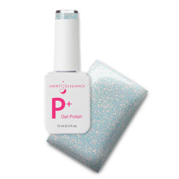 Light Elegance P+ Soak-Off Glitter Gel Polish 10 ml (Mother Of Pearl)