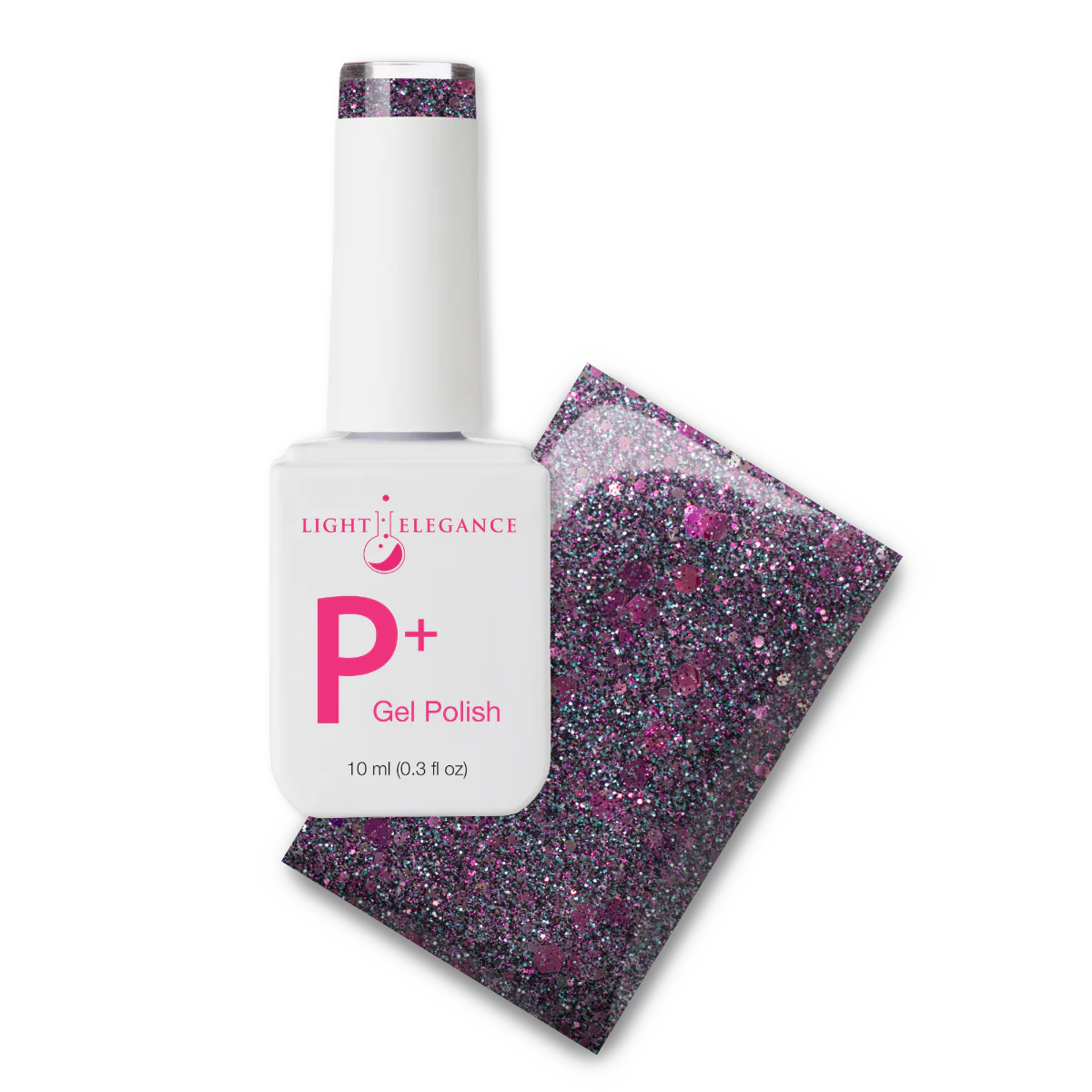 Light Elegance P+ Soak-Off Glitter Gel Polish 10 ml (Part Time Pessimist)