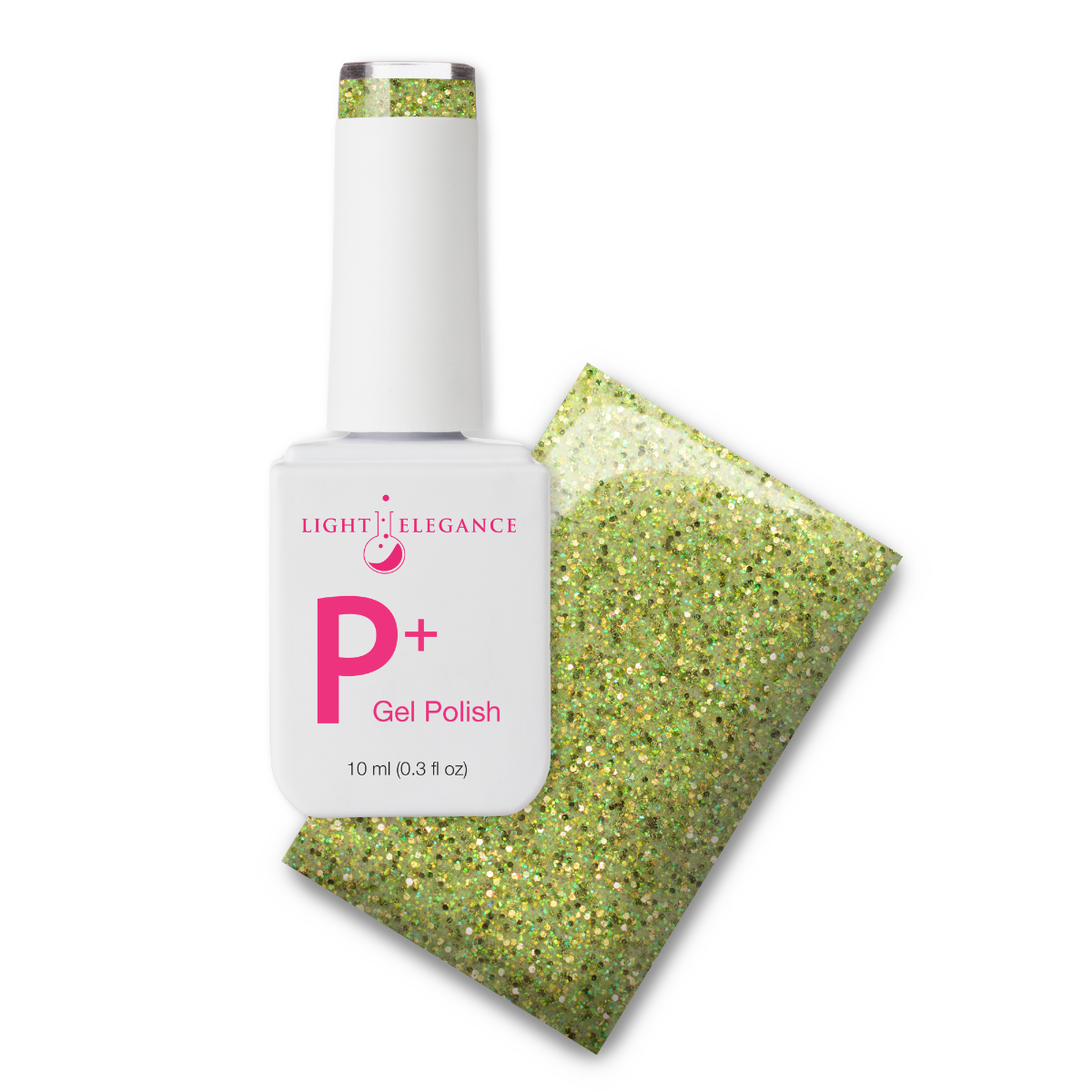 Light Elegance P+ Soak-Off Glitter Gel Polish 10 ml (Peace And Love)