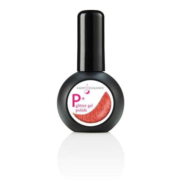 Light Elegance P+ Soak Off Glitter Gel Polish 15 ml (Extra Épicé) - ÉCONOMISEZ 40%*