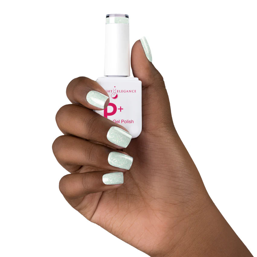 Light Elegance P+ Soak-Off Glitter Gel Polish 10 ml (Gossip and Glow)