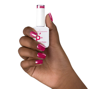 Light Elegance P+ Soak-Off Glitter Gel Polish 10 ml (It's Wine Time)