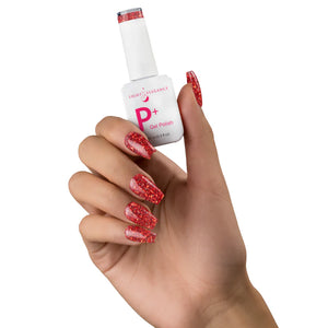 Light Elegance P+ Soak Off Glitter Gel Polish 10 ml (Little Red Sled) - Limited Edition Holiday 2024