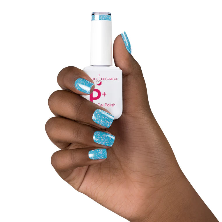 Light Elegance P+ Soak-Off Glitter Gel Polish 10 ml (Poor Decisions)
