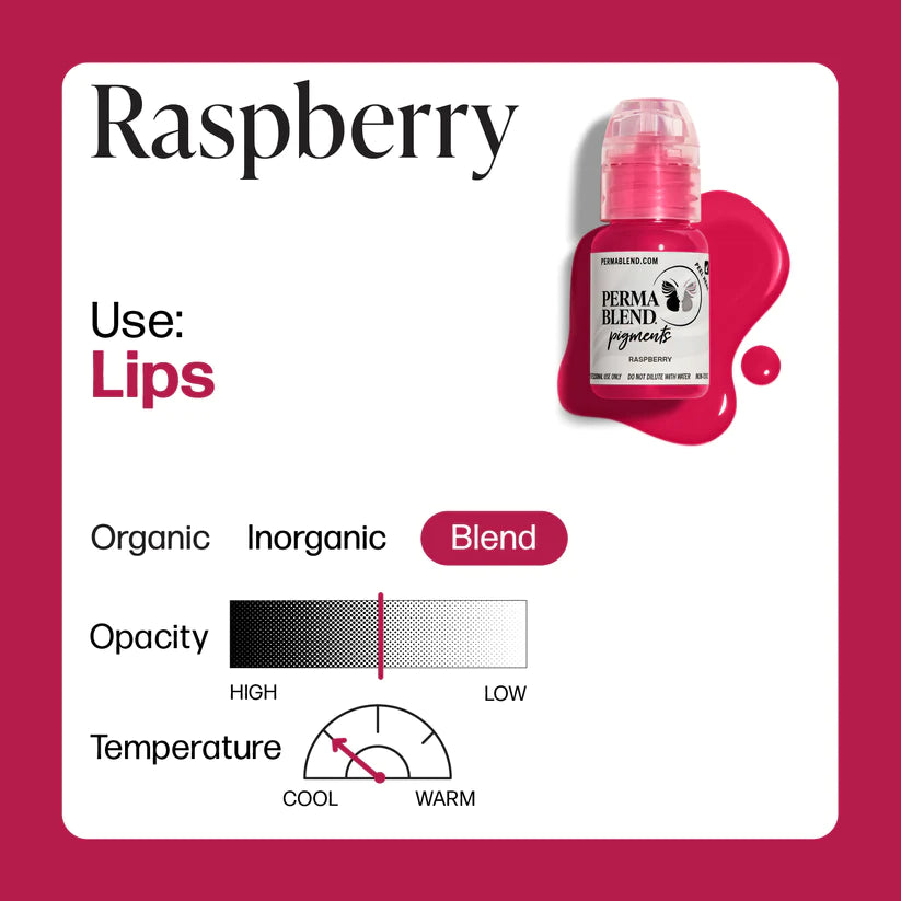 Perma Blend Lip Pigment 15 ml (Raspberry) - Beauty Depot