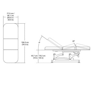 Silhouet-Tone Laguna Mist Electric Spa Bed (32")