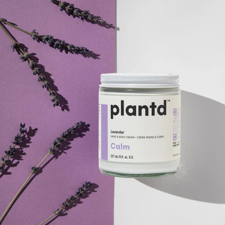 Plantd Hand &amp; Body Cream 9 oz - Calm (Lavender)*
