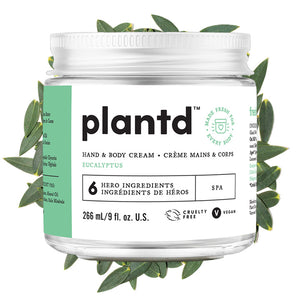 Plantd Hand & Body Cream 9oz - Spa (Eucalyptus)