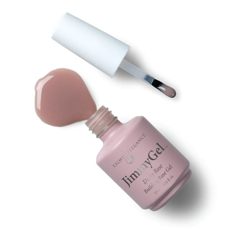 Light Elegance JimmyGel Soak-Off Building Base 15 ml (Dusty Rose)