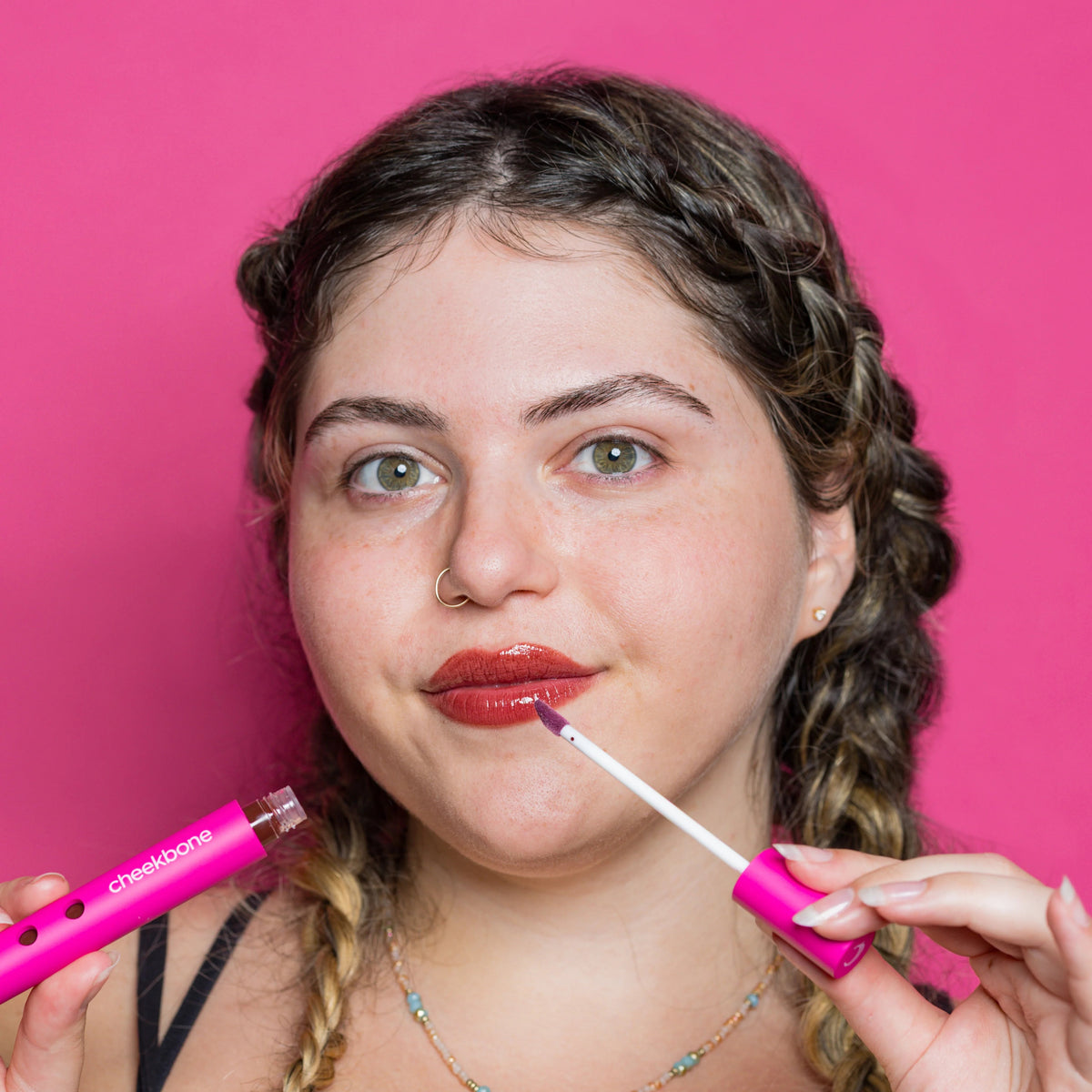 Cheekbone Harmony Lipgloss (Saskatoon Honey)