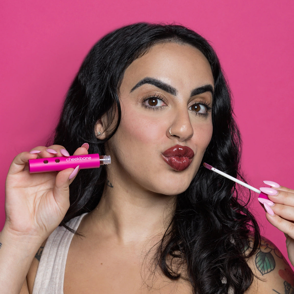Cheekbone Harmony Lipgloss (Saskatoon Honey)