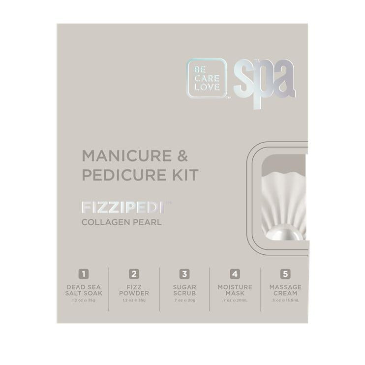 BCL FIZZIPEDI Collagen Pearl Mani-Pedi 5-Step Kit