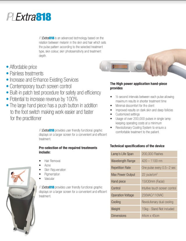 Silhouet-Tone IPL Extra 818 Machine