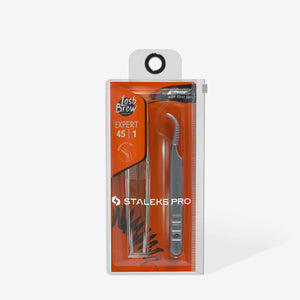 Staleks Lash Extension Tweezer - Fiber Tip Curved - Expert 45 | 1