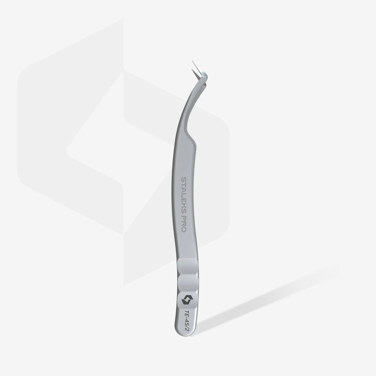 Staleks Lash Extension Tweezer - Fiber Tip L-Shaped - Expert 45 | 2
