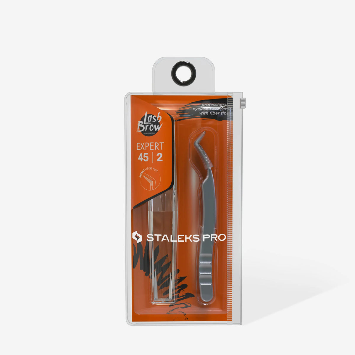 Staleks Lash Extension Tweezer - Fiber Tip L-Shaped - Expert 45 | 2