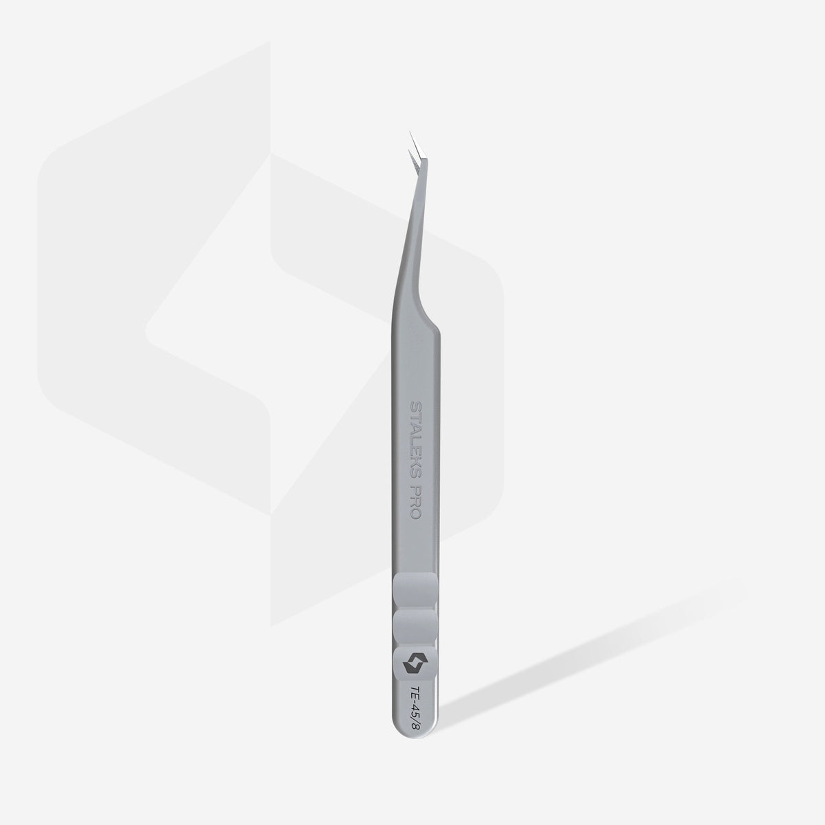 Staleks Lash Extension Tweezer - Fiber Tip Mini L-Shaped - Expert 45 | 8