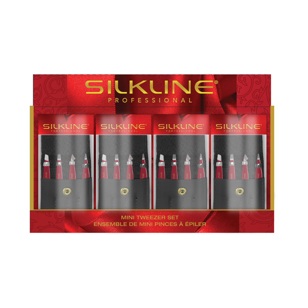 Silkline Mini Tweezer Set (4 pcs)