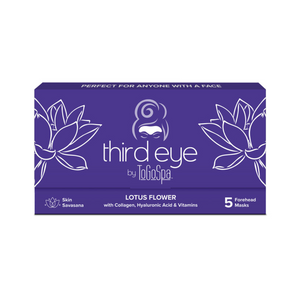 ToGoSpa Third Eye Masks - Lotus Flower (5 pcs)