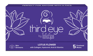 ToGoSpa Third Eye Masks - Lotus Flower (5 pcs)